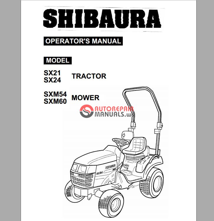 shibaura sd4000 tractor manual